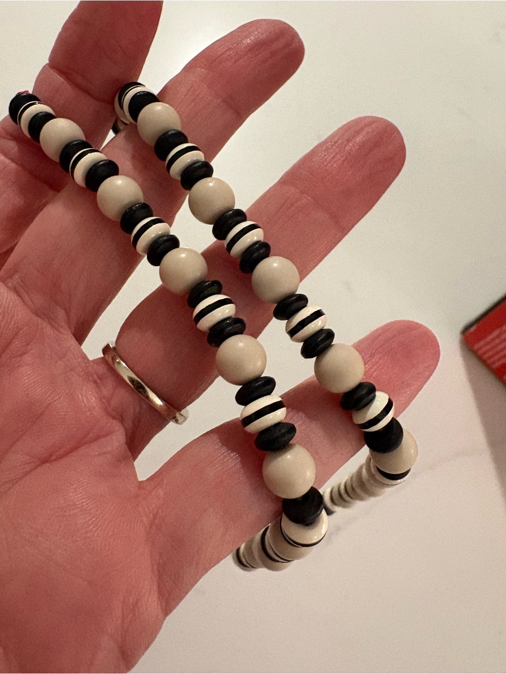 Roxanne Assoulin Black & White Beaded Necklace